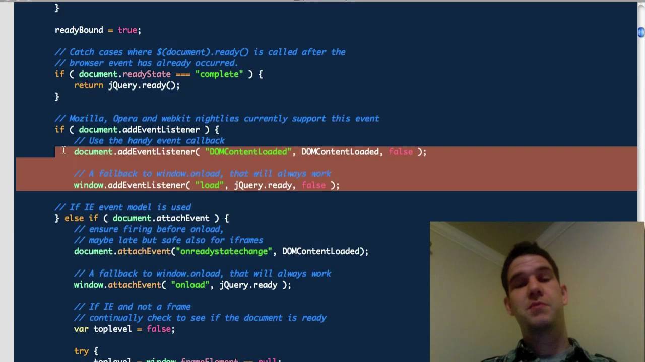 Paul Irish in the video 10 Things I Learned from the jQuery Source